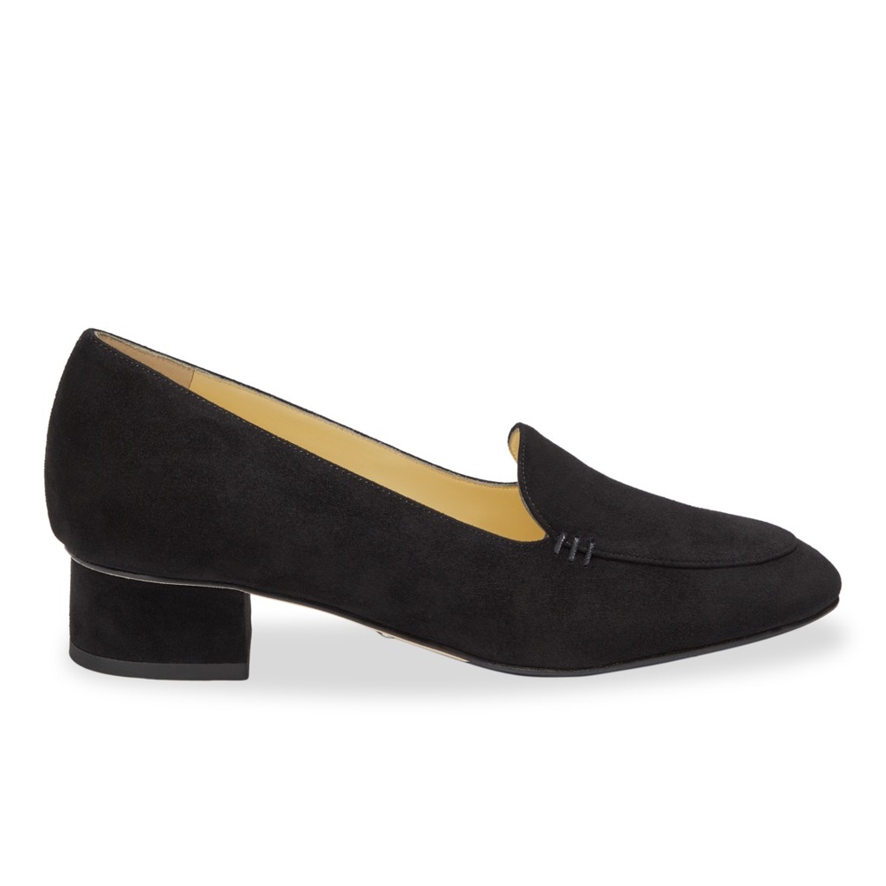 Sarah Flint black suede Rosie loafer IT 40.5 US 9.5 NIB